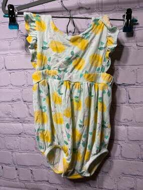 Angel Dear One Piece Lemon Romper Sz 12-18M